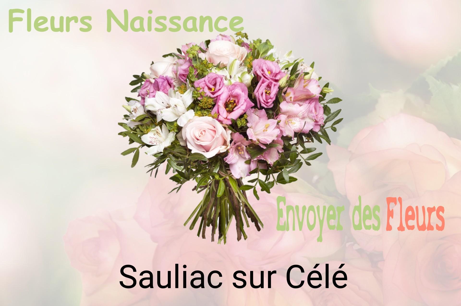Bouquet de fleurs de naissance livré à Sauliac-sur-Célé