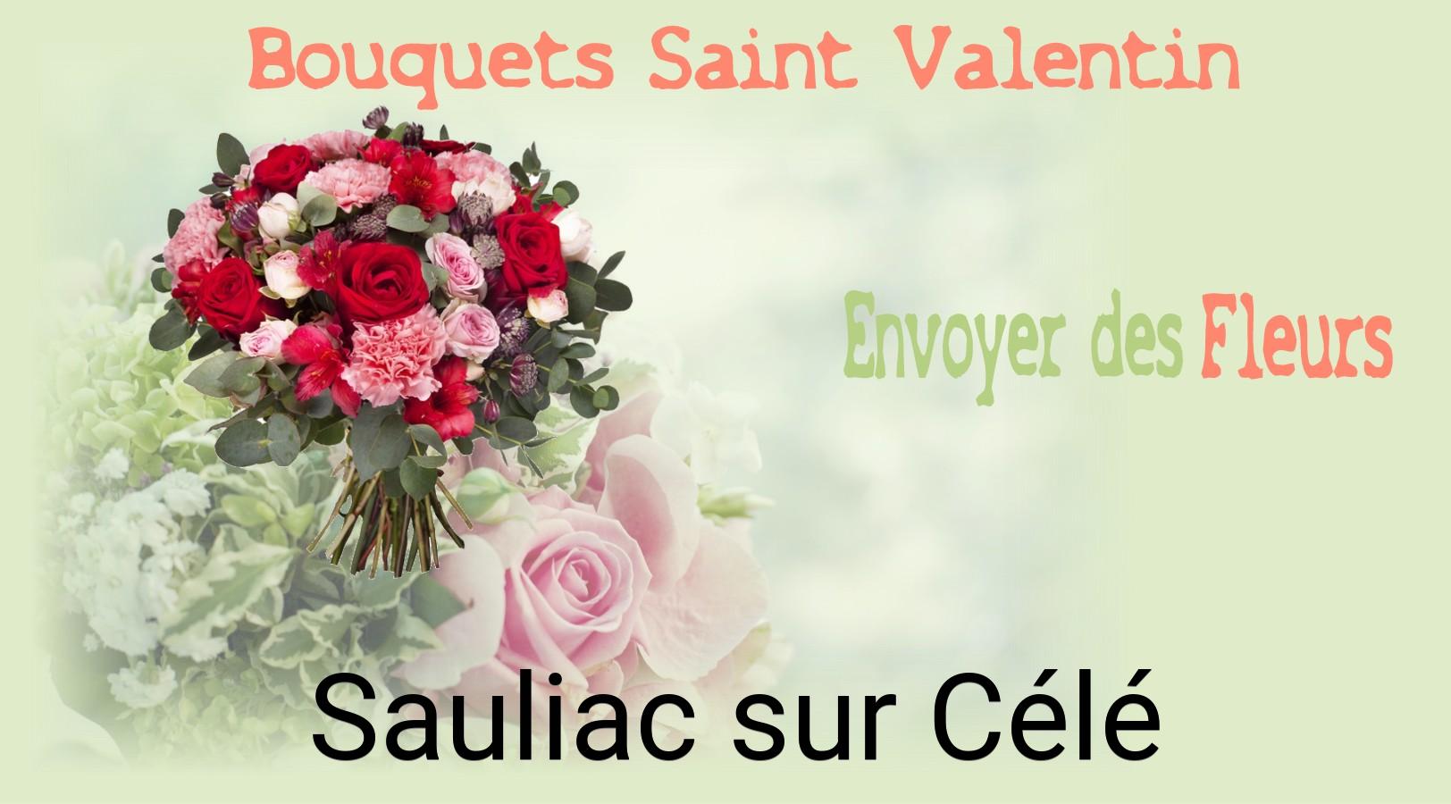 Roses de Saint-Valentin livrées à Sauliac-sur-Célé